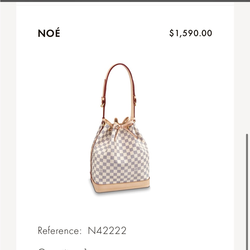 Louis Vuitton bucket bag. Used. Good condition. Needs a cleaning on the inside.